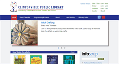 Desktop Screenshot of clintonvillelibrary.org